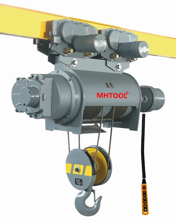 1-S5-10T Single Rail Electric Rope Hoist MHTOOL